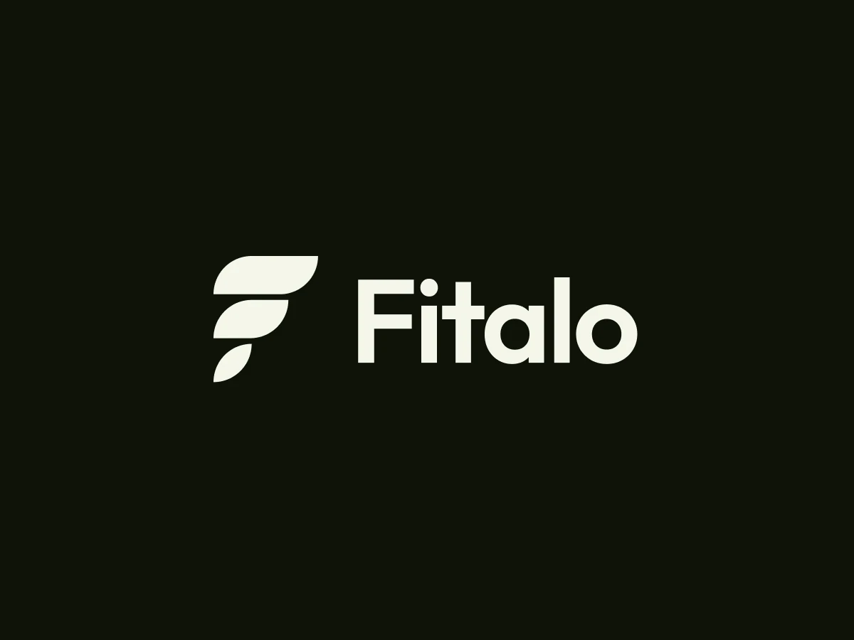 Fitalo-Marke auf dunklem Grund