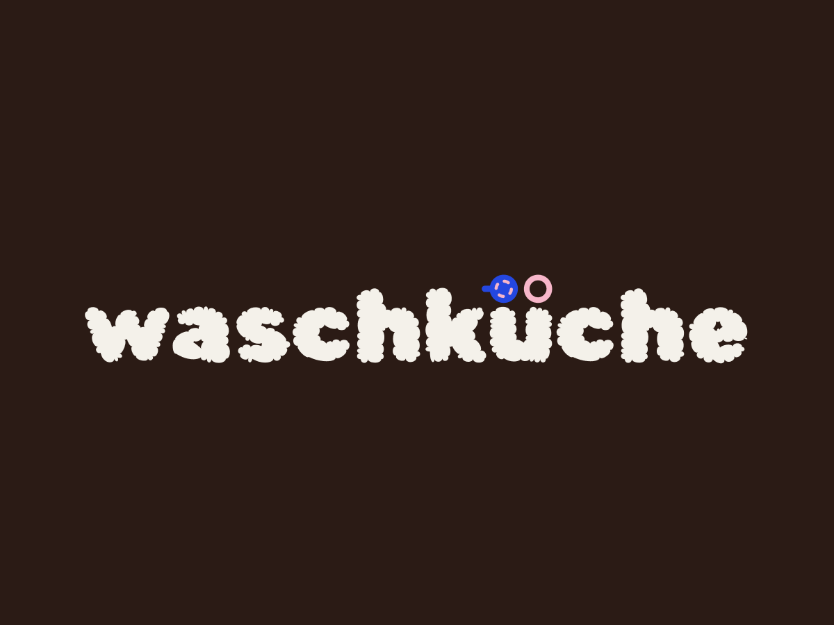 Waschküche-Marke auf Espresso